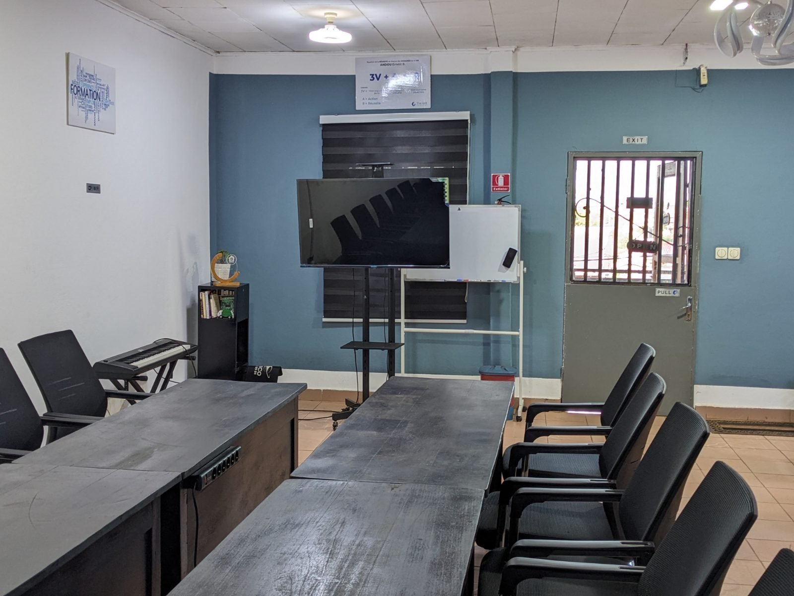 Salle de cours du campus de Bafoussam